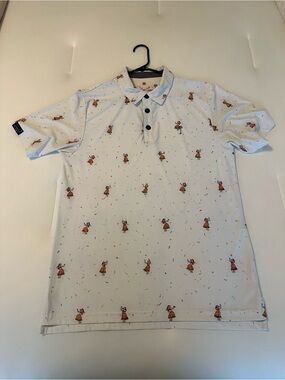 Sunday crew men’s golf shirt medium